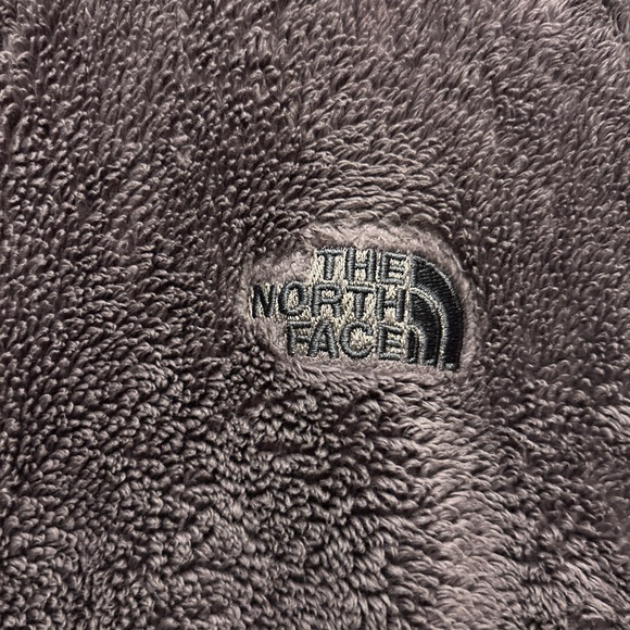 North Face jacket purple fuzzy deep pile full zip - Picture 2 of 12